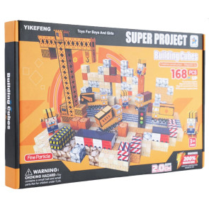 Пъзел Магнитни Блокчета Super Project 168ч.