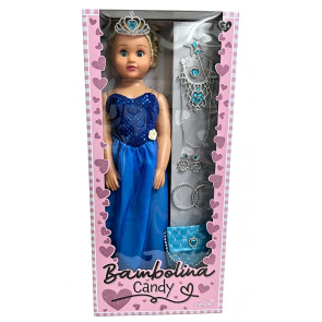 BAMBOLINA Candy Кукла 70см. с Бижута и Чанта