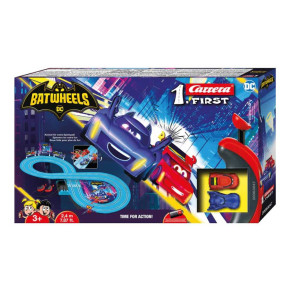 CARRERA FIRST Batwheels Time for action писта 2,4м с колички 2 бр.
