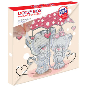 Diamond Dotz Диамантен гоблен Its raining love 4403 диаманта