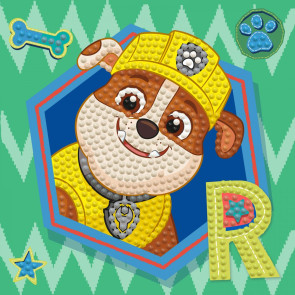 Diamond Dotz Paw Patrol Диамантен гоблен Rubble 531 диаманта