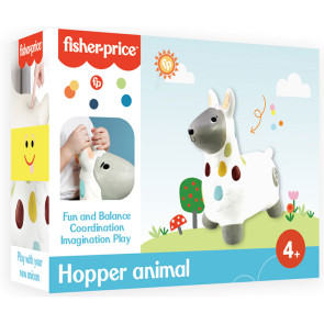 Fisher-Price® Лама за скачане Хоп Хоп с ръчна помпа