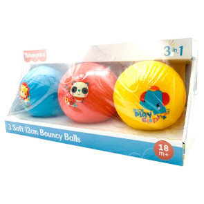 Fisher-Price® Меки подскачащи топки 12см. 3бр.