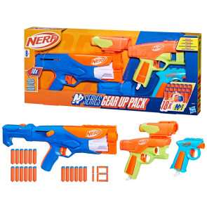 NERF N Series Gеar up комплект бластери с 18 стрели
