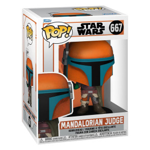 Funko POP! Фигура Disney Star Wars The Mandalorian - Mandalorian Judge 667 Bobble-Head