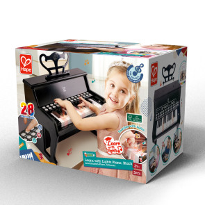 HAPE Дървено пиано черно