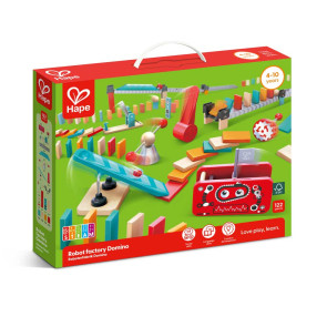 HAPE Дървена игра Домино - фабрика