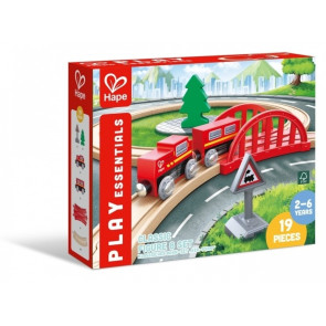 HAPE Железопътен комплект 8 части