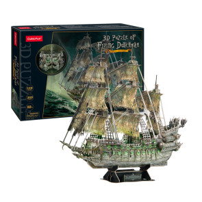 CubicFun Пъзел 3D Flying Dutchman 360°ч. с LED светлини