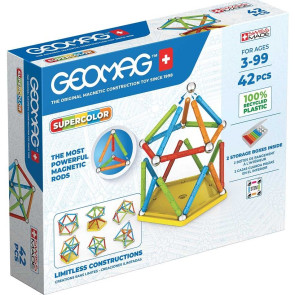 GEOMAG Магнитен конструктор SUPERCOLOR 42 части с панели