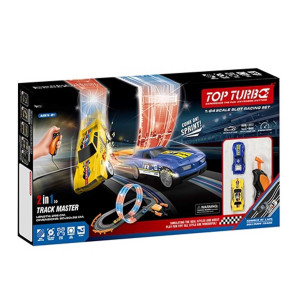 OCIE SOBA Slot Top Turbo Светеща Състезателна Писта 2 Коли 1:64 295см.