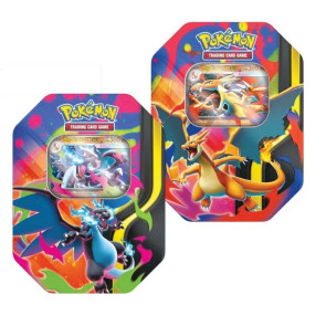 POKEMON TCG Карти Комплект 4 Броя Метална Кутия