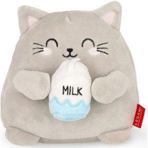 LEGAMI Плюшена играчка коте с бутилка с мляко
