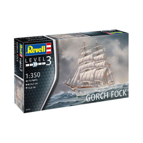 REVELL Сглобяем модел - Ветроходен кораб Gorch Fock 