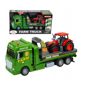 ToyStar Камион Farm с Трактор 1:12