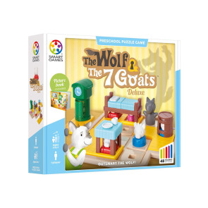 SMART GAMES Логическа игра Вълкът и седемте козлета