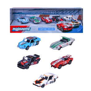 MAJORETTE Vintage Racing Комплект 5 бр. метални коли