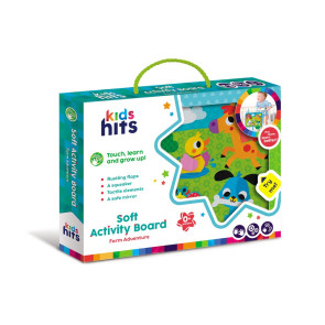 Kids Hits Мека Сензорна Дъска Приключение във Фермата