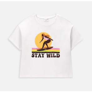 Coccodrillo Тениска Happy Retro Girl Junior 128-164