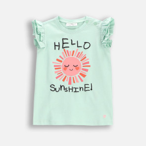 Coccodrillo Тениска Tropical story girl Newborn WC5143202TGN 62-86