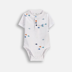 Coccodrillo Боди Nice to see you Boy Newborn WC6112201NBN 68-86