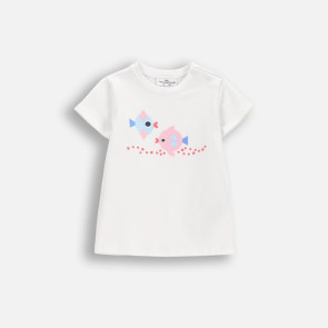 Coccodrillo Тениска Quirky sea Girl Newborn WC6143201QGN 68-86