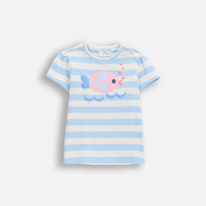 Coccodrillo Тениска Quirky sea Girl Newborn WC6143203QGN 68-86