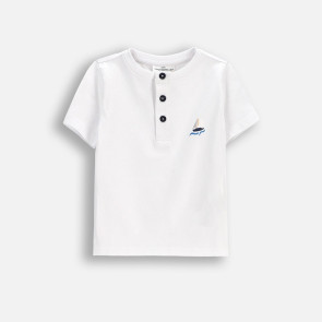 Coccodrillo Тениска Nice to see you Boy Newborn WC6143204NBN-001 62-86