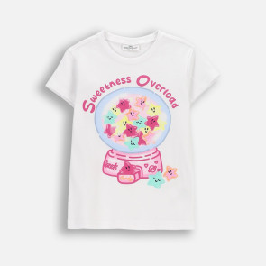 Coccodrillo Тениска Sweet shop girl Kids WC6143206SGK 92-122