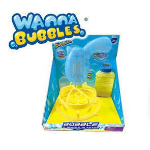 WANNA BUBBLES Бластер с въртележка за сапунени балони