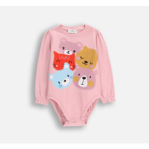 Coccodrillo Боди Teddy bear girl newborn ZC5112103TGN 62-86