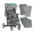 LORELLI Premium Комбинирана количка с покривало S-300 GREEN&GREY