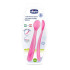 CHICCO N0415 Мека силиконова лъжичка 2 бр РОЗОВА