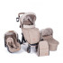 KIKKA BOO Комбинирана количка 3в1 MADRID ALL IN ONE BEIGE