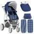 LORELLI Premium Комбинирана количка VISTA BLUE 1002097/1842