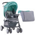 LORELLI Classic Лятна количка с покривало TERRA GREY&GREEN BUNNES 1002096/1837A