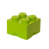 LEGO Storage Brick 4 кутия за съхранение жълто-зелена