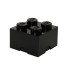 LEGO Storage Brick 4 кутия за съхранение черна