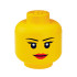 LEGO кутия за съхранение глава L Girl