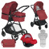LORELLI Premium Комбинирана количка 2в1 STARLIGHT RED