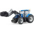 BRUDER Трактор с предно товарене и кофа NEW HOLLAND