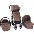 KIKKA BOO Комбинирана количка 3в1 DOTTY ALL IN ONE BROWN