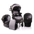 CANGAROO Комбинирана количка 3в1 NOBLE ALL IN ONE ЧЕРЕН