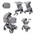 LORELLI Premium Комбинирана количка 2в1 SOLA СЕТ GREY