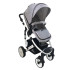 KIKKA BOO Комбинирана количка BELOVED LIGHT GREY