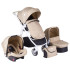 KIKKA BOO Комбинирана количка 3в1 UGO REGULAR ALL IN ONE BEIGE