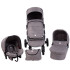 KIKKA BOO Комбинирана количка 3в1 UGO ALL IN ONE DARK GREY MELANGE