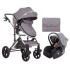 KIKKA BOO Комбинирана количка 2в1 DARLING СЕТ DARK GREY