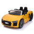 Акумулаторна кола с родителски контрол 6V AUDI R8 SPYDER ЖЪЛТА