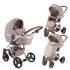 LORELLI Premium Комбинирана количка 2в1 RIMINI BEIGE TRIANGLES